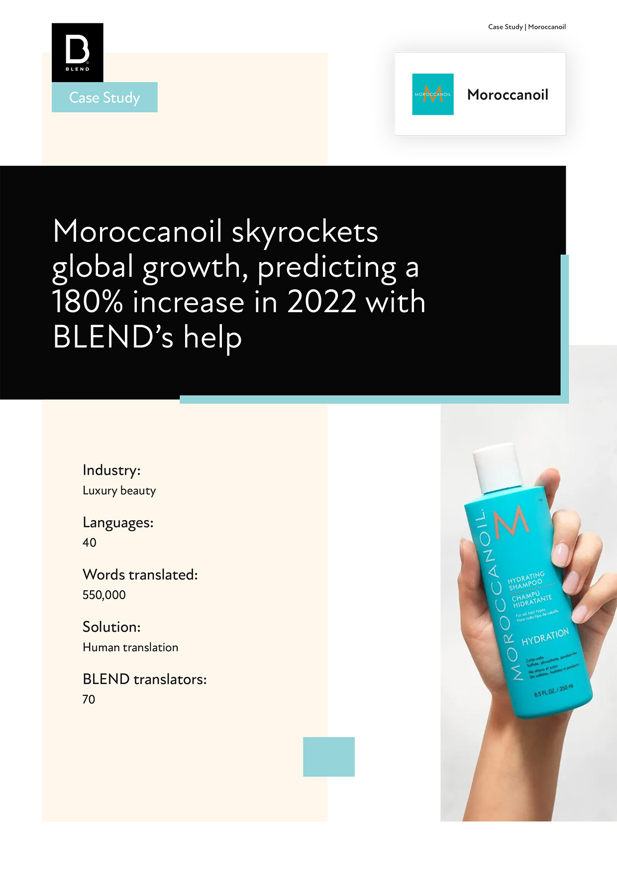 Moroccanoil Case Study Page 1