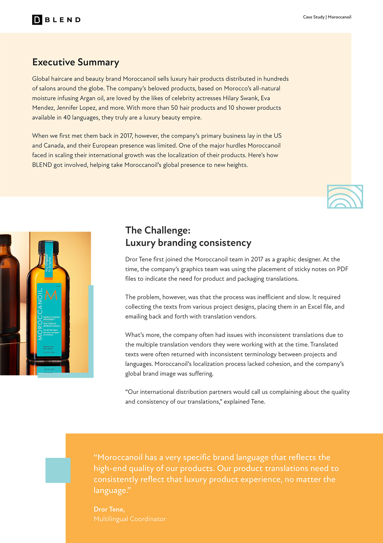 Moroccanoil Case Study Page 2